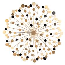 Wanddeko Aus Metall Goldfarben D71 Edhio Maisons Du Monde Decoration Maison Du Monde Deco Murale Parement Mural
