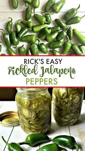 Rick S Easy Pickled Jalapeno Peppers An Easy Cold Pickle Recipe That Everyone Will Love So Pickled Jalapeno Peppers Stuffed Jalapeno Peppers Stuffed Peppers
