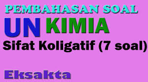 Diketahui ar s= 32, o=16, dan massa 0,5 mol xso4 adalah 76 g. Pembahasan Soal Un Kimia Sma 2015 2018 Sifat Koligatif Youtube