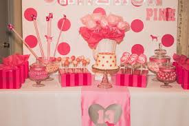 Birthday Party Themes For 11 Year Olds Victoria S Secret Pink Birthday Party Ideas Photo 2 Of 11 Pink Birthday Party 13th Birthday Parties Pink Party Theme