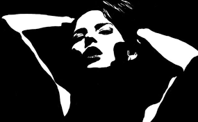 Artwork Black And White Face Drawing Black And White Shadow Art Shadow Art Digital Art Gallery Black And White Pictures