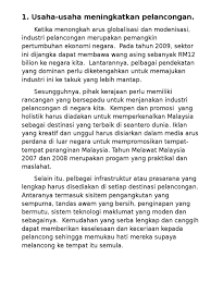 Jenis usaha seperti ini sangat cocok untuk ibu rumah sebab selain bisa mengusir jenuh, usaha home industri juga bisa membantu ekonomi keluarga. Karangan Usaha Usaha Meningkatkan Pelancongan 120316013818 Phpapp02