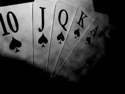 Estado D Alma Carte Da Gioco Tatuaggi Tema Mappa Joker