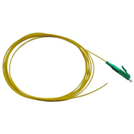 Fiber Pigtail, OS2 9/125µm, LC/UPC, yellow, 1m