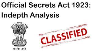 The indian official secrets act of 1889 was enacted at a time when a large number of powerful newspapers had emerged in different languages across the country. Official Secrets Act 1923 Of India Vs Rti Upsc Ias Express