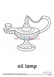You will get coloring page for your kids coloring project. Oil Lamp Colouring Page