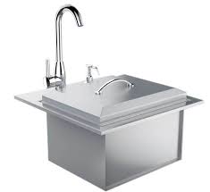 It's possible to buy them under $200 and they work well with multiple outdoor kitchen styles. Premium Sink With Extras For Outdoor Kitchen Bbq Islands