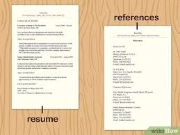 include references in a cv wikihow