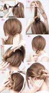 The Asymmetrical Chignon Fancy Hairstyles Five Minute Hairstyles Hair Styles