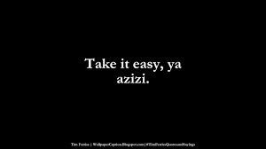 Take it easy and keep going. 17 Black Computer Wallpaper With Short Tim Ferriss Quotes