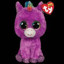 Ty Beanie Boo Rosette Purple Unicorn 36328 Blain S Farm Fleet
