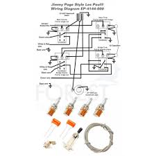 The tip terminal is connected to the output signal and the sleeve terminal is connected to the guitar's common ground. Wiring Kit For Gibson Les Paul Guitar Jimmy Page Switchcraft Cts Push Pull Orange