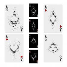 Definir Quatro Baralhos De Cartas De Ases Cards Deck Of Cards Deck