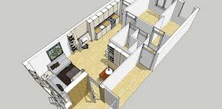 Birds Eye View Of A House Plan Bird Eye View Of Google Sketchup Plan For Redecoration Of My Apartment A Multifunctional Space For Kitc Architecture Design Redecorating Multifunctional Space