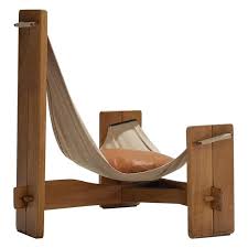 Three Legged Oak Sling Chair In Oak Circa 1960s 1970s Sling Chair Vintage Lounge Chair Wooden Furniture Plans
