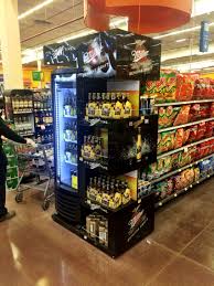 Miller Display Zig Zag Pop Design Miller Beer Supermarket Design Point Of Sale Display