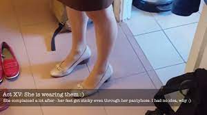 Cumming in shoes