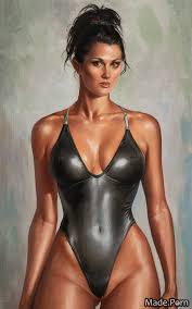 Porn image of femdom oil canadian leotard athlete lesbian 30 created by AI