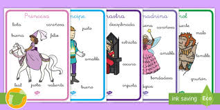 Traducir características significado características traducción de características sinónimos de características, antónimos de características. Posters Caracteristicas De Los Personajes De Los Cuentos De Hadas