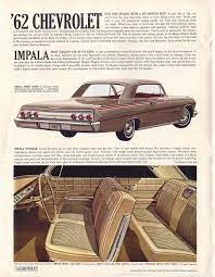 1962 Chevrolet Sales Literature Featuring The Impala Chevrolet Impala Chevrolet Classic Cars Vintage