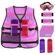 ¡échale un vistazo a estos juegos para dos jugadores que le permite a los dos jugadores unirse en el mismo juego! Mecotech Kit De Chaleco Tactico 2 Piezas 12 Dart Cargador Para Juegos De Nerf Cs Kit De Chaleco Tactico Para Ninas Con Chaleco Tactico Goggle 2 Piezas Munequeras 60 Balas Suaves Armas Y