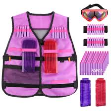 Con mandos simples, aprenderás a eliminar a. Mecotech Kit De Chaleco Tactico 2 Piezas 12 Dart Cargador Para Juegos De Nerf Cs Kit De Chaleco Tactico Para Ninas Con Chaleco Tactico Goggle 2 Piezas Munequeras 60 Balas Suaves Armas Y