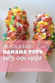Frozen Banana Pop Recipe Kids Can Make Themselves Recipe Recipes Kids Can Make Kids Meals Frozen Banana Pops