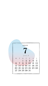 7月のカレンダーiphone Pandalabo 2020 07calendar 7月のカレンダー カレンダー 壁紙 カレンダー