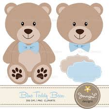 All teddy bear cliparts ,cartoons & silhouettes are png format and transparent background. Blue Teddy Bear Digital Papers Teddy Bear Clipart Baby Etsy