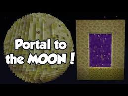 🎓 how to turn anything into a portal in minecraft to go anywhere w/ eystreem! How To Make A Portal To The Moon In Minecraft No Mods Minecraft Portal Minecraft Crafts Minecraft Tutorial