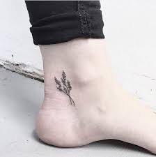 40 Stylish Small Tattoos You Ll Want To Flaunt Every Day Lavender Tattoo Tiny Ankle Tattoo Ankle Tattoo Designs