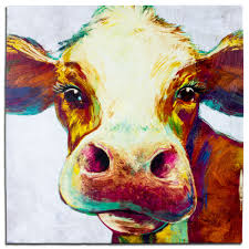 Crystal Art Cow Multicolor Animal Farmhouse Canvas Painting Wall Art 20 X 20 Unframed Walmart Com Walmart Com Costco produces canvas prints at a reasonable price point.