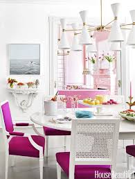 A Beautiful Feminine Townhouse In Virginia Dining Room Design Vintage Dining Room Stylish Living Room