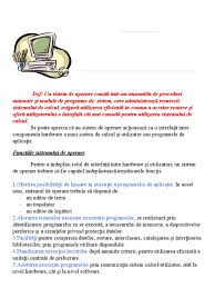 Programele sunt de mai multe feluri •utilitare definitie : Sisteme De Operare