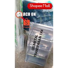 Bentuk profil genteng metal ini menyerupai tipe genteng metal saat ini. Qs Genteng Metal Transparan 1x4 Shopee Indonesia