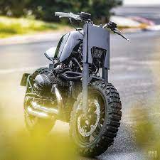 One Of The Most Extreme Custom Bmws We Ve Seen A Monolithic R1150r Scrambler From Cowboy S Choppers Of Taipei Custom Bikes Bike Exif Cafe Racer Moto