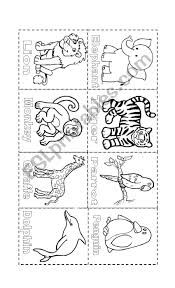 Take your child to the zoo, take a few coloring pages with you and have your child recognize the animals and then color them. Wild Animals Color Page Esl Worksheet By Ferjaramillob