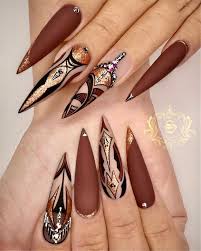 36 Gorgeous Trend Stiletto Nails In 2019 Stiletto Nail Art Pointed Nails Gorgeous Nails