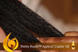 Pure apricot oil can be used to promote shine due to its healthy fatty acids and moisturizing properties. How To Use Thirsty Roots Apricot Castor Oil Thirsty Roots Store