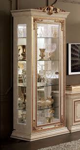 Maybe you would like to learn more about one of these? Arredoclassic Leonardo Golden Italian 1 Glass Door Display Cabinet Cfs Furniture Uk