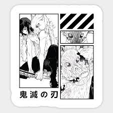 Demon slayer inosuke hashibira for white - Demon Slayer Kimetsu No Yaiba -  Sticker | TeePublic