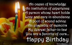Birthday Quotes For Father In Law In English Birthday Poems For Father In Law Birthday Message For Father Birthday Poems Birthday Wishes Messages