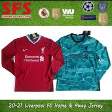 Liverpool long sleeve home jersey 2019/20. Long Sleeve Top Quality Liverpool Home Away Football Jersey Soccer Tshirt Customised Sports Sports Apparel On Carousell