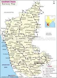 Map of karnataka with state capital, district head quarters, taluk head quarters, boundaries, national highways, railway lines and other roads. Why Is Railway Service In Karnataka So Poor Compared To Other States Of India Karnataka Gets Fewer Trains Allocated In The Annual Railway Budget And There Are Very Few Intercity Trains That