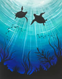 Under The Sea Ocean Art Painting Under The Sea Drawings Sea Painting