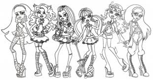 Free Monster High Coloring Pages For Kids In 2020 Monster High Pictures Free Coloring Pages Monster High Characters