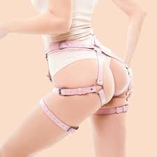 Women Porn Sex Garter Stockings Belt Black Blue Sexy Leather Leg Bondage  Strap | eBay