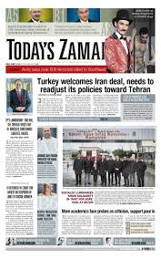 Turkish newspapers and news sites. Today S Zaman Front Page 18 01 2016 Todayszaman Sundayszaman Paper Daily Frontpage Todaysfrontpage Turkey Istanbul Newspaper Istanbul Today Newspapers