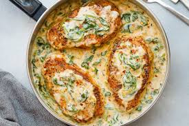 Thin pork chops should be grilled hot and fast, while thicker cuts, anything over an inch, should be seared first and finished off over a lower temperature. Boneless Pork Chops Recipe In Garlic Spinach Sauce How To Cook Boneless Pork Chops Eatwell101
