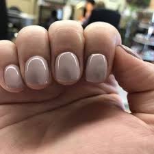acrylic powder on natural nails and gel